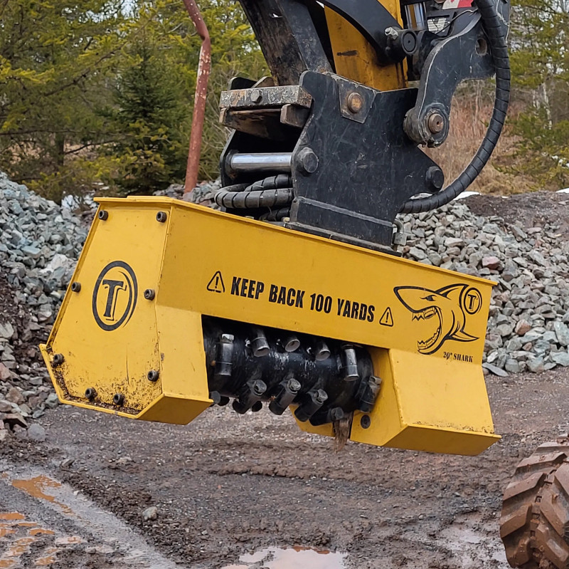 Having a Mulcher Head for a Mini Excavator is Extremely Handy